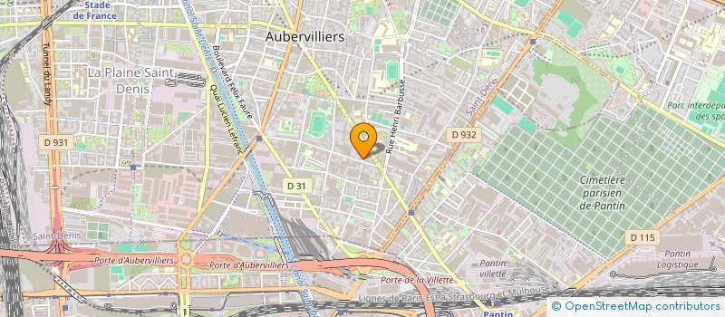 localisation de l'entreprise CHINA DEPOT  AUBERVILLIERS