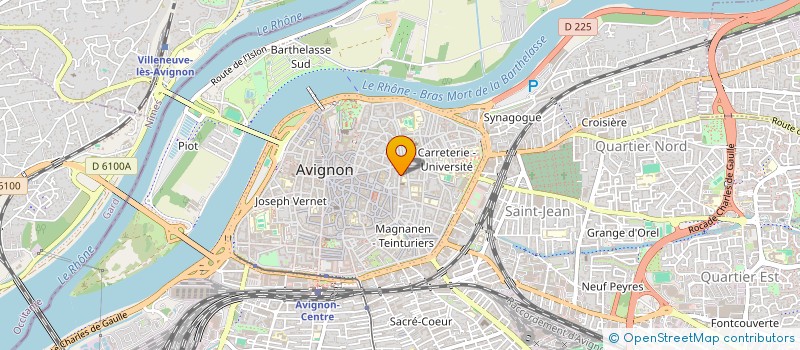 localisation de l'entreprise CHINA MOON  AVIGNON