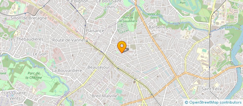 localisation de l'entreprise CHINAILLEUSE à NANTES