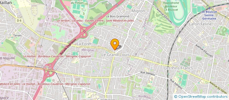 localisation de l'entreprise CHINATLANTIC  EYSINES