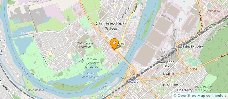 localisation de l'entreprise CHINATOWN  CARRIERES-SOUS-POISSY