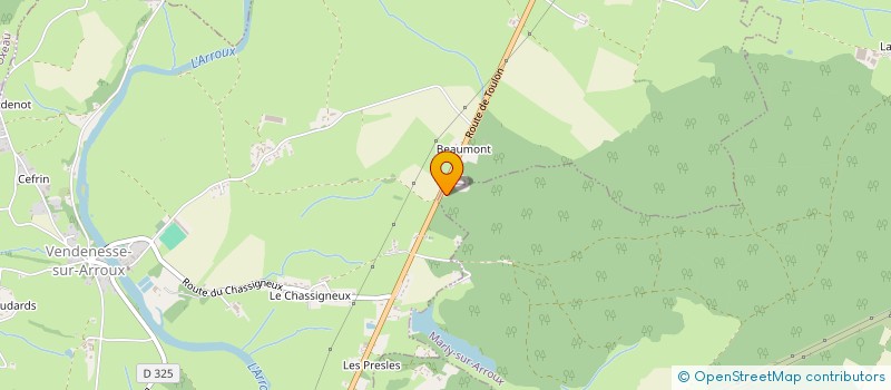 localisation de l'entreprise CHINCHILLA  MARLY-SUR-ARROUX