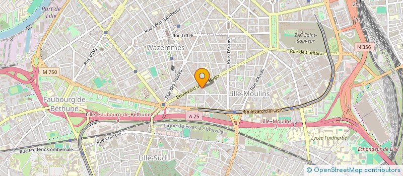 localisation de l'entreprise CHINER AVEC AMOUR à LILLE