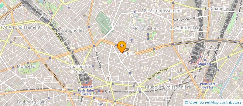 localisation de l'entreprise CHINGUETTI ASSOCIES à LEVALLOIS-PERRET