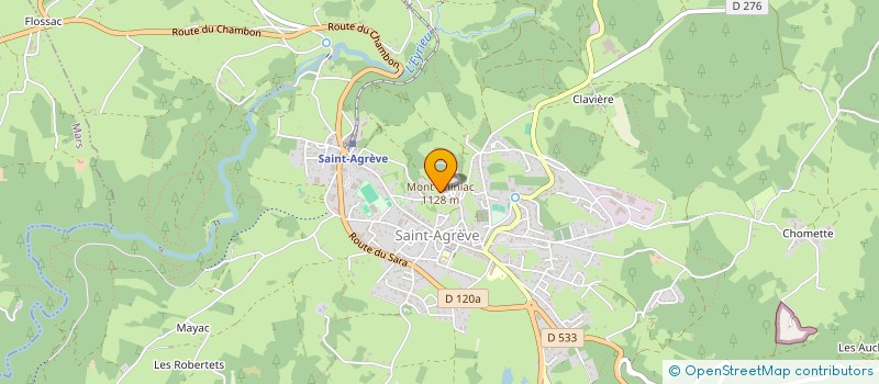 localisation de l'entreprise CHINIAC HISTORIC AUTO TEAM - LE CHAT  SAINT-AGREVE