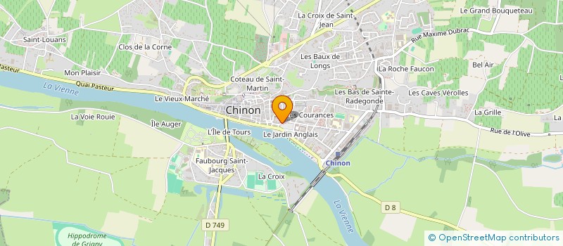 localisation de l'entreprise CHINON ALIMENTAIRE à CHINON
