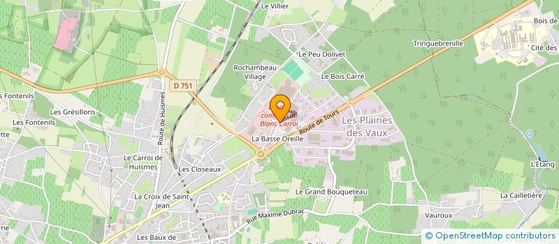 localisation de l'entreprise CHINON PLUS S.A.R.L.  CHINON