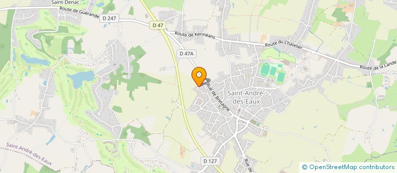 localisation de l'entreprise CHINOOK  SAINT-ANDRE-DES-EAUX