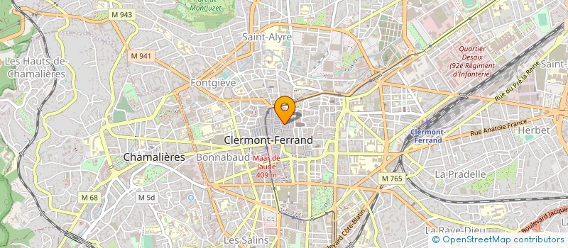 localisation de l'entreprise CHIOFOLO-GENDRE PROMOTION à CLERMONT-FERRAND