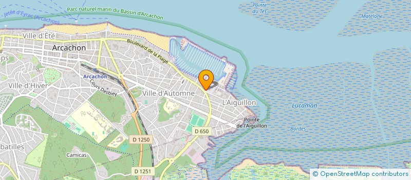 localisation de l'entreprise CHIP à ARCACHON