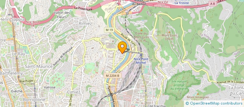 localisation de l'entreprise CHIP'S LAVERIE à NICE