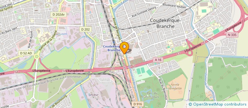localisation de l'entreprise CHIPIE à COUDEKERQUE-BRANCHE