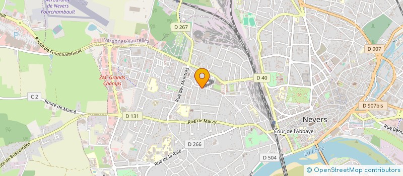 localisation de l'entreprise CHIPIE à NEVERS