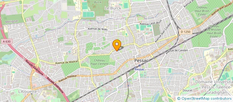 localisation de l'entreprise CHIPIRON  BORDEAUX