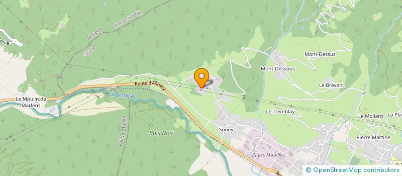 localisation de l'entreprise CHIPO.IMMO  UGINE