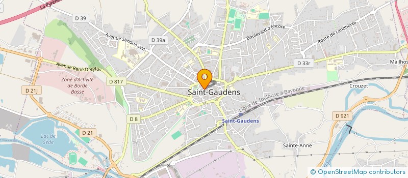 localisation de l'entreprise CHIPOTAM à SAINT-GAUDENS