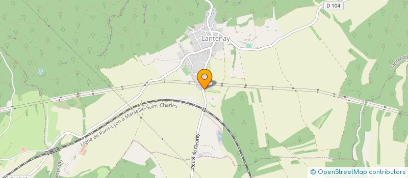 localisation de l'entreprise CHIPOU  LANTENAY