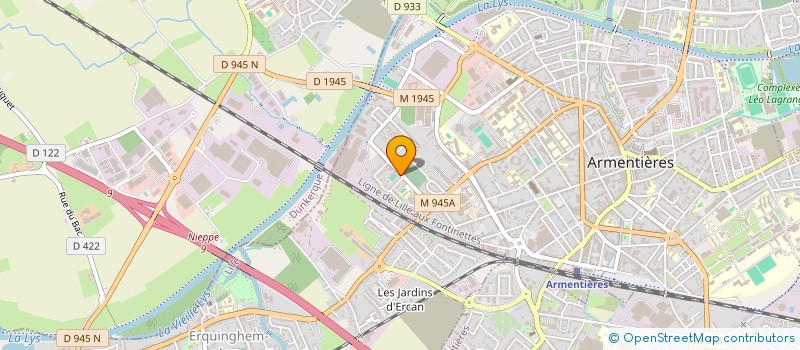 localisation de l'entreprise CHIPPENDALE à ARMENTIERES