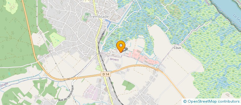 localisation de l'entreprise CHIPS ATLANTIQUE  LA TREMBLADE