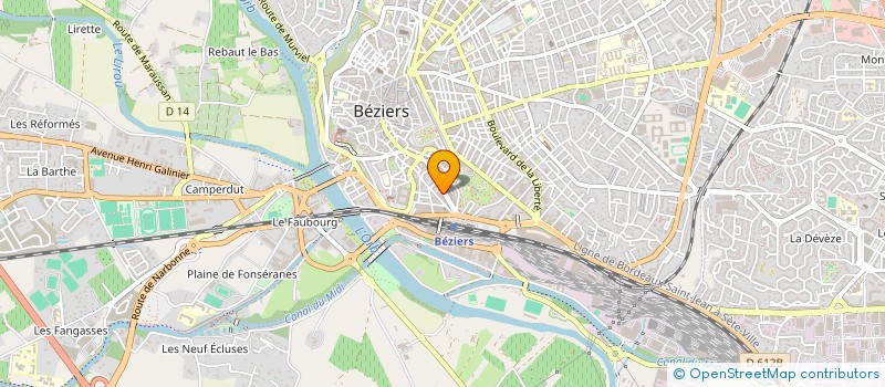 localisation de l'entreprise CHIPS SHOP 34  BEZIERS