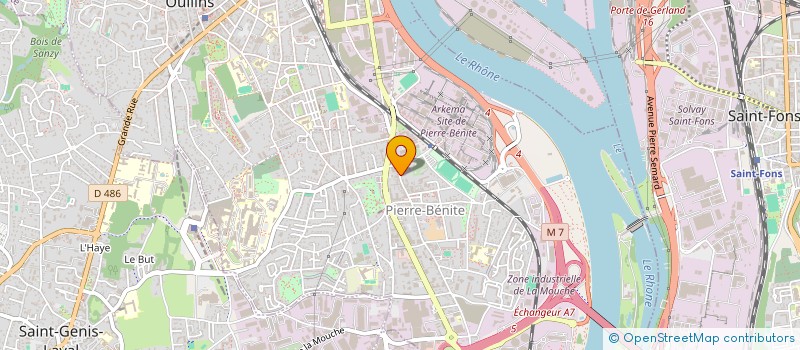 localisation de l'entreprise CHIPSELECT  OULLINS-PIERRE-BENITE