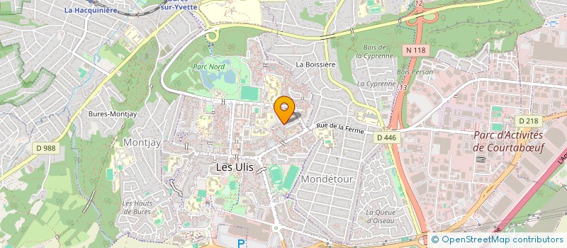 localisation de l'entreprise CHIPSET à LES ULIS