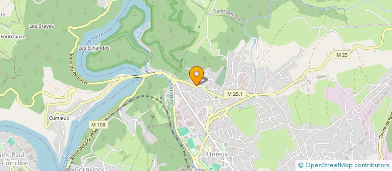 localisation de l'entreprise CHIPY  UNIEUX