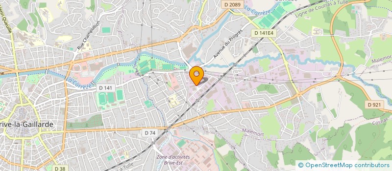 localisation de l'entreprise CHIQUITA PADEL  MALEMORT