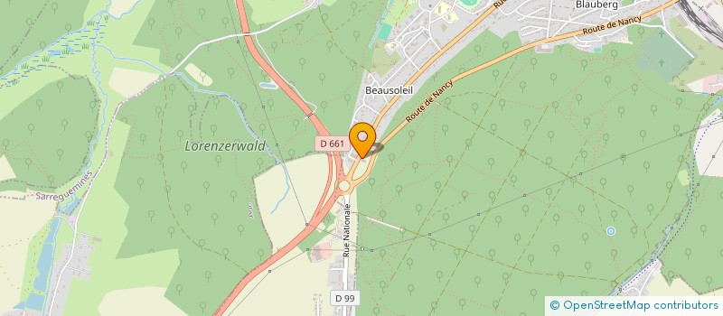 localisation de l'entreprise CHIR'O à SARREGUEMINES