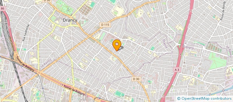 localisation de l'entreprise CHIRAZ à DRANCY