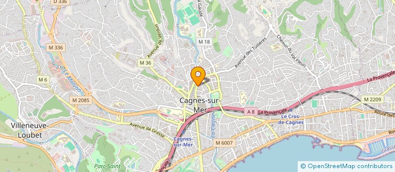 localisation de l'entreprise CHIRAZCO à CAGNES SUR MER