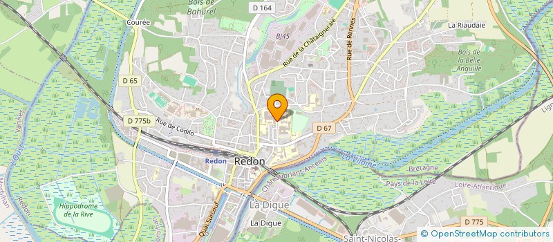 localisation de l'entreprise CHIRC SOUTIEN SEREIN  REDON