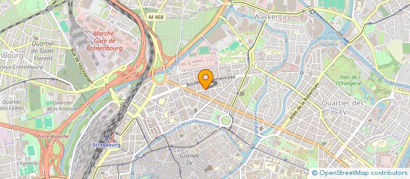 localisation de l'entreprise CHIRELLED à STRASBOURG
