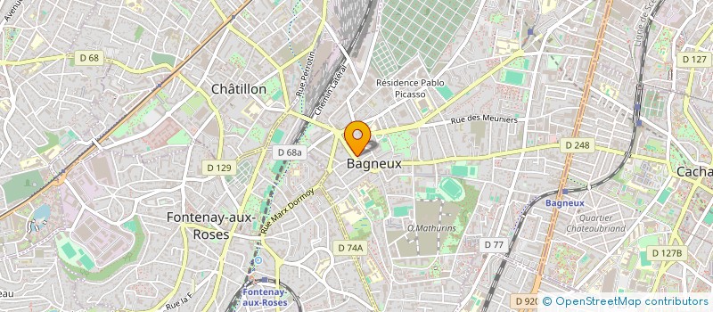 localisation de l'entreprise CHIRIGUT à BAGNEUX