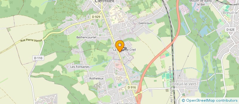 localisation de l'entreprise CHIRINGHELLI à CLERMONT