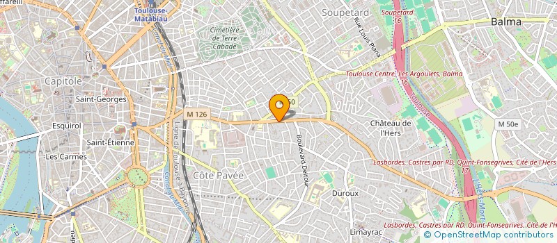 localisation de l'entreprise CHIROHEALTH TOULOUSE à TOULOUSE