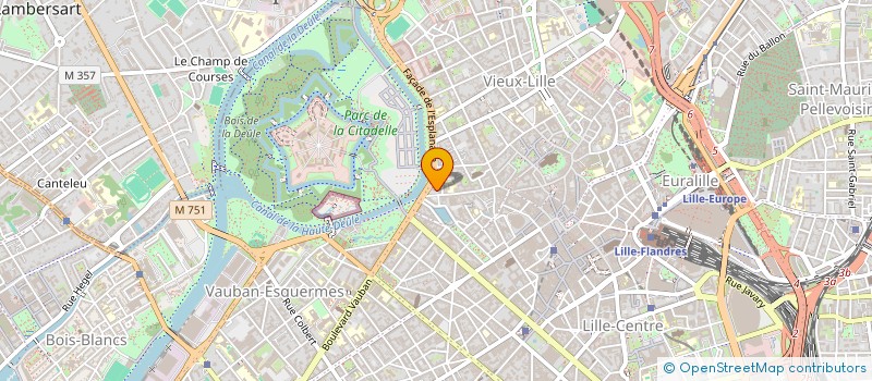 localisation de l'entreprise CHIROLILLE à LILLE