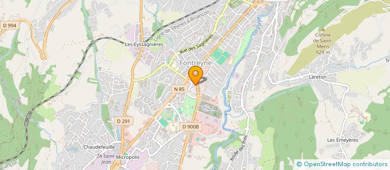 localisation de l'entreprise CHIROMBELLE  GAP