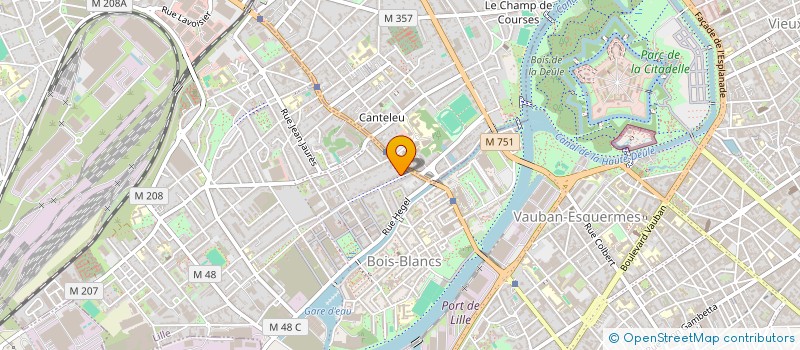 localisation de l'entreprise CHIRON  HARNES