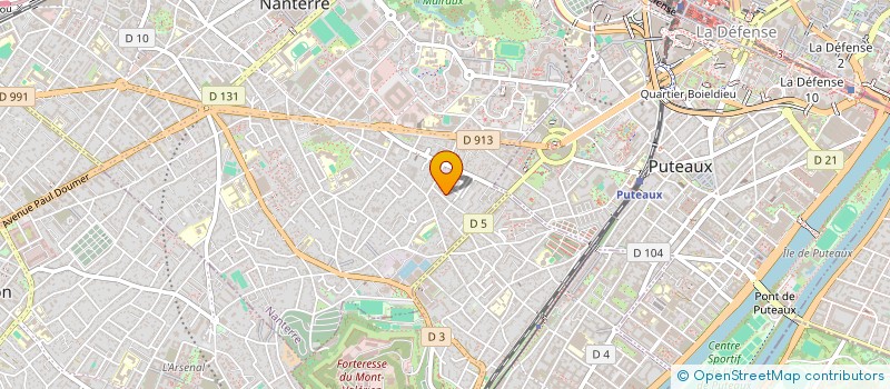 localisation de l'entreprise CHIRON DE BOURGOGNE  NANTERRE