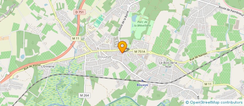 localisation de l'entreprise CHIRON-DOUX à BOUAYE