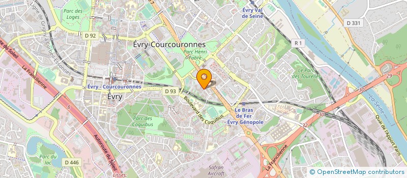 localisation de l'entreprise CHIRON IT à RIS-ORANGIS