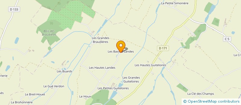 localisation de l'entreprise CHIRON LAURENT  CHEMILLE-EN-ANJOU