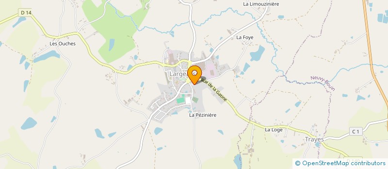 localisation de l'entreprise CHIRON PATAPON  LARGEASSE