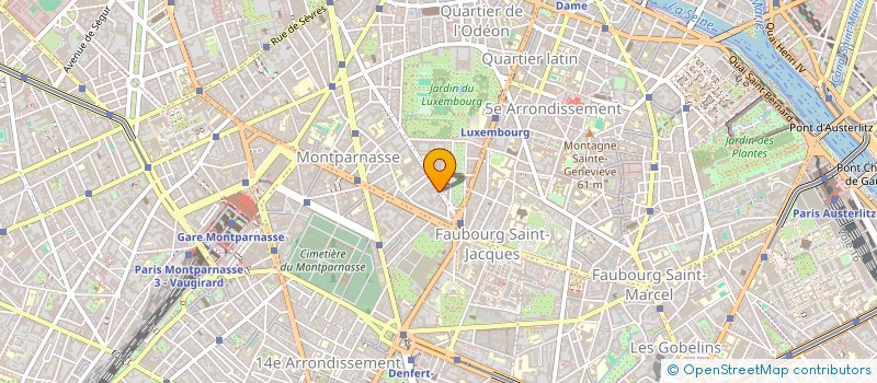 localisation de l'entreprise CHIROPARIS 6  PARIS