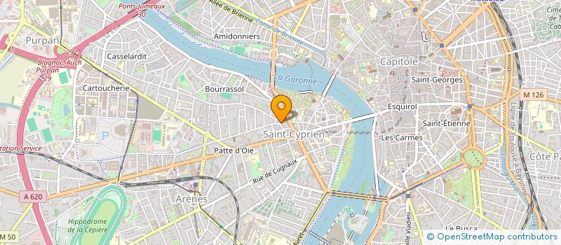 localisation de l'entreprise CHIROPRATIQUE OCCITANE  TOULOUSE