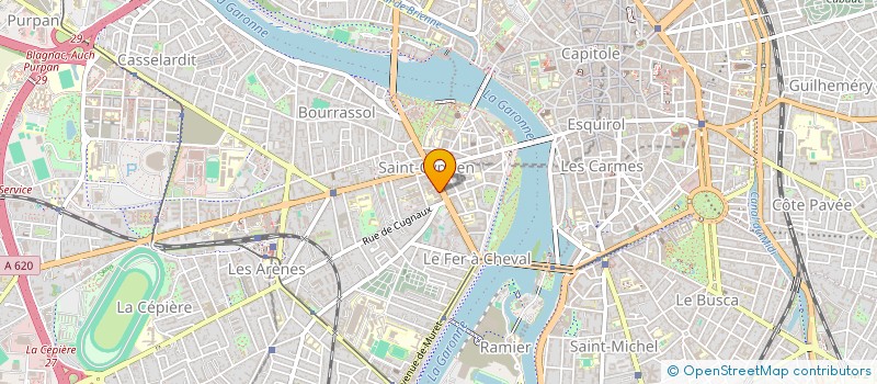 localisation de l'entreprise CHIRURGIE ORALE RIVE GAUCHE à TOULOUSE