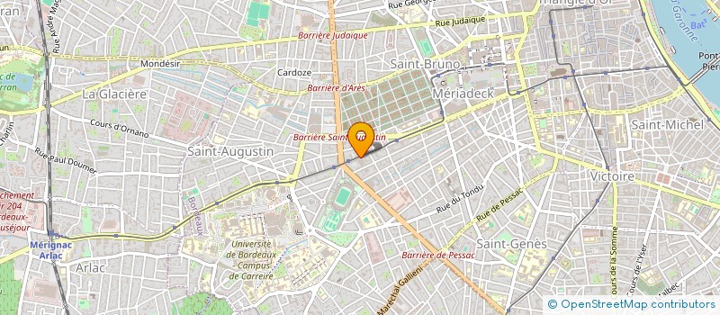 localisation de l'entreprise CHIRURGIE ORL CORLA à BORDEAUX