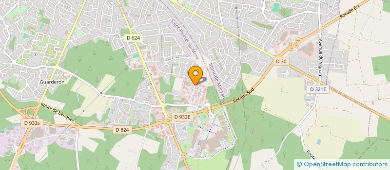 localisation de l'entreprise CHIRURGIE ORTHOPEDIQUE DU MARSAN  MONT-DE-MARSAN