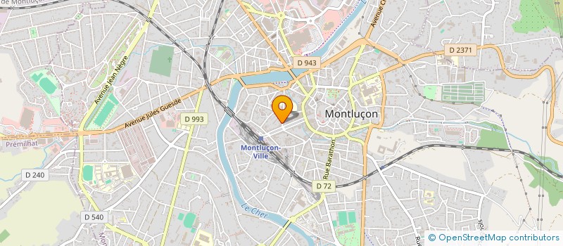 localisation de l'entreprise CHIRURGIEN DENTISTE DR RODRIGUES  MONTLUCON